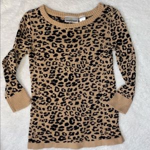 🌻Jumping Beans tunic leopard sweater 2T🌻